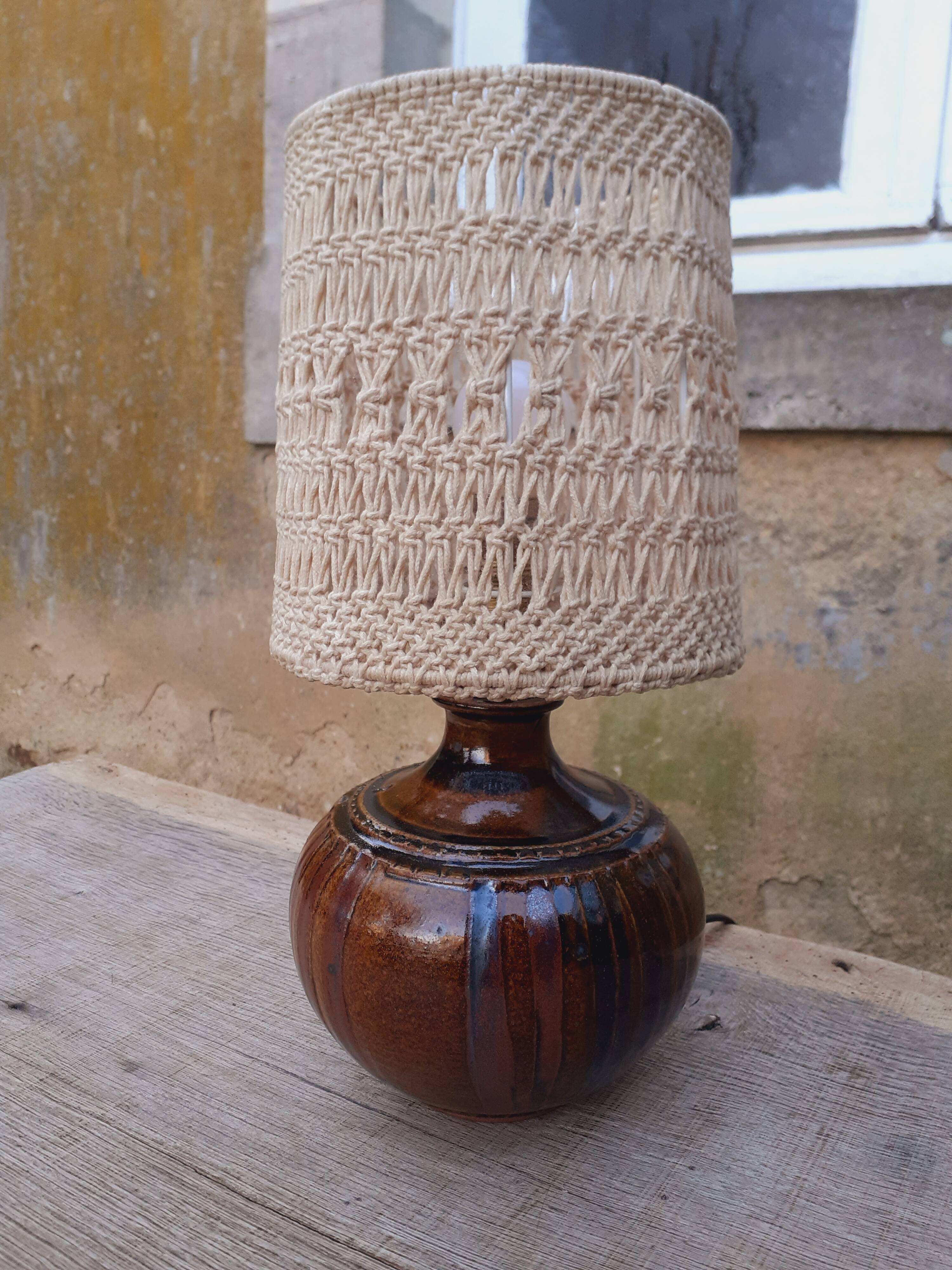 Ceramic lamp from the 50s/60s.