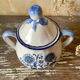 Porcelain sugar bowl