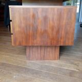 Beautiful desk veneer teak 80s