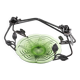 Glass and metal Art Deco Fruit Bowl, France 1920s