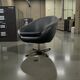 Vintage black armchair / lounge chair / 'Folke Jansson' armchair