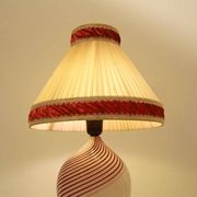 Dino Martens for Aureliano Toso Murano mezza filigrana table lamp from the 1950s