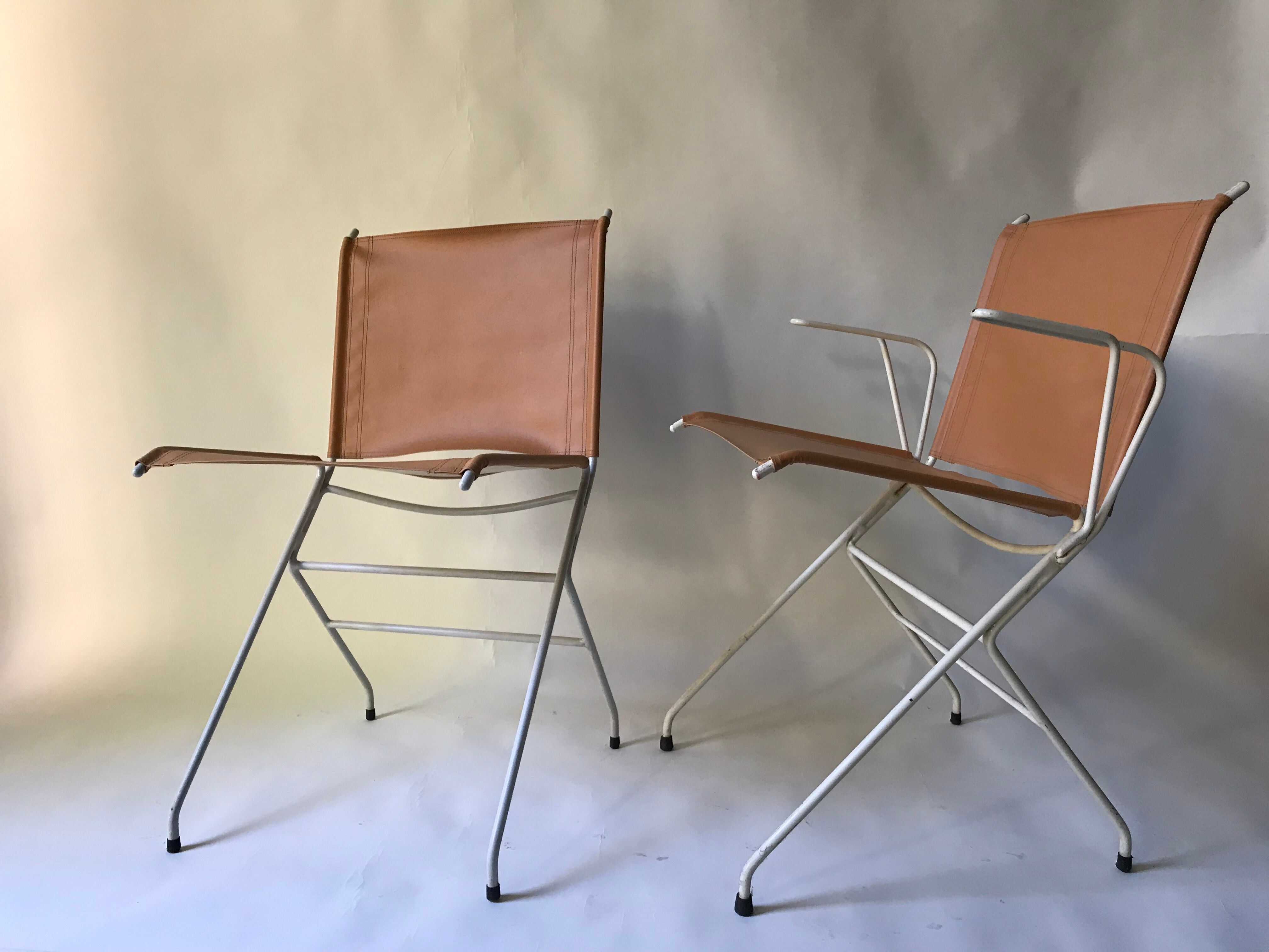 2 chairs of Raoul Guys 1950s