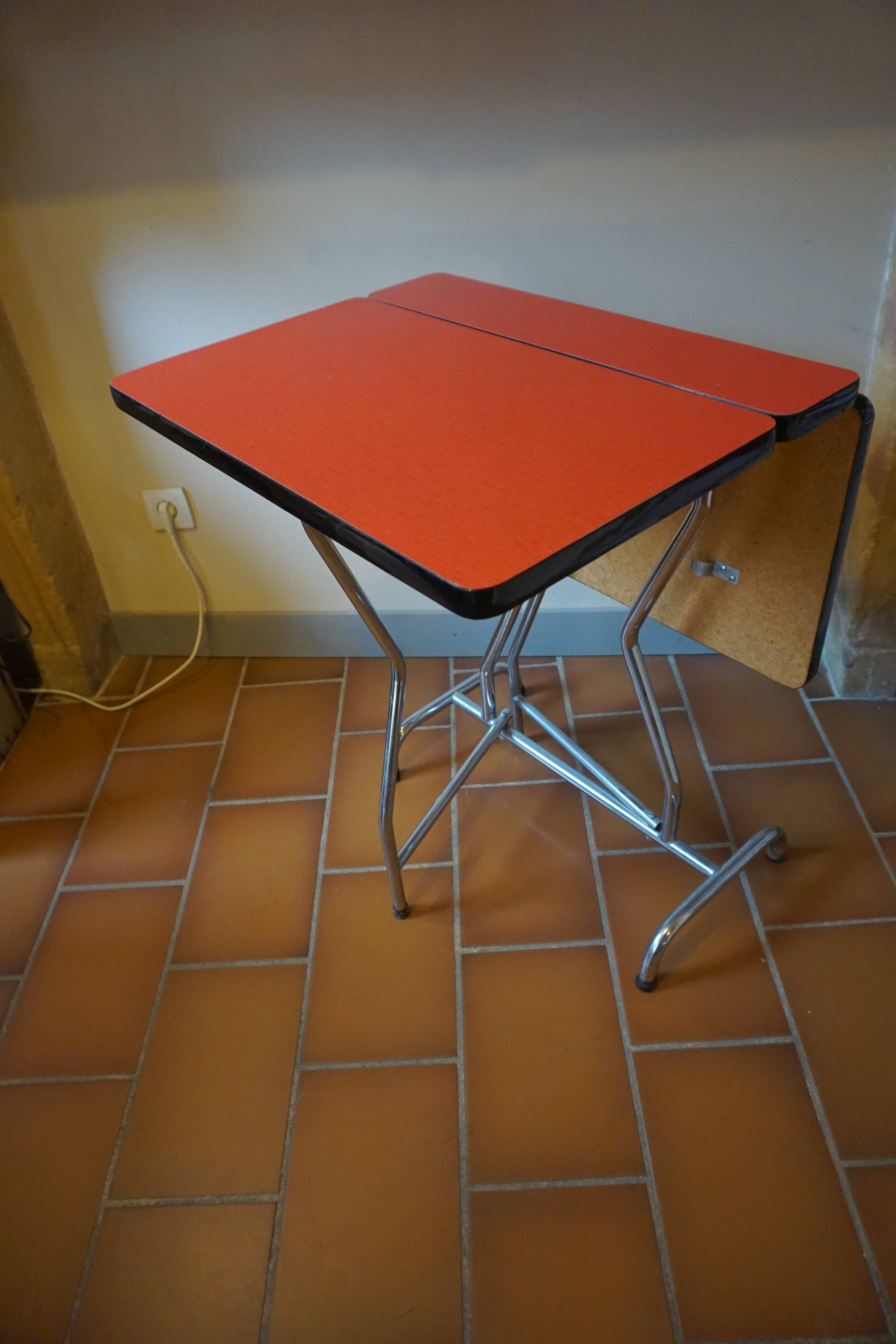 Folding formica table - 1960s