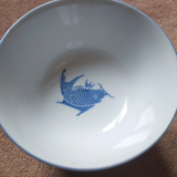 3 Chinese porcelain carp bowls