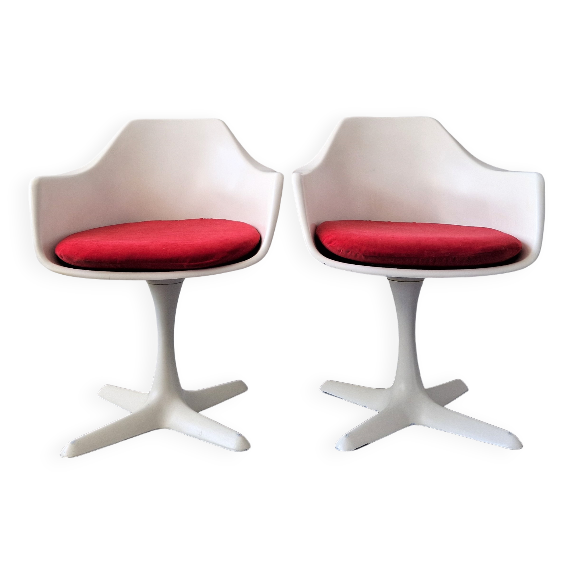 Tulip Swivel Armchairs by Maurice Burke for Arkana, England, 1960s, Set of 2