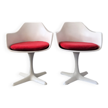 Fauteuils pivotants Tulip par Maurice Burke pour Arkana, Angleterre, années 1960, lot de 2