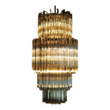 Vintage Italian chandelier in Murano glass (70s)