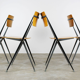 Vintage Pyramid chairs by Wim Rietveld for Ahrend de Cirkel