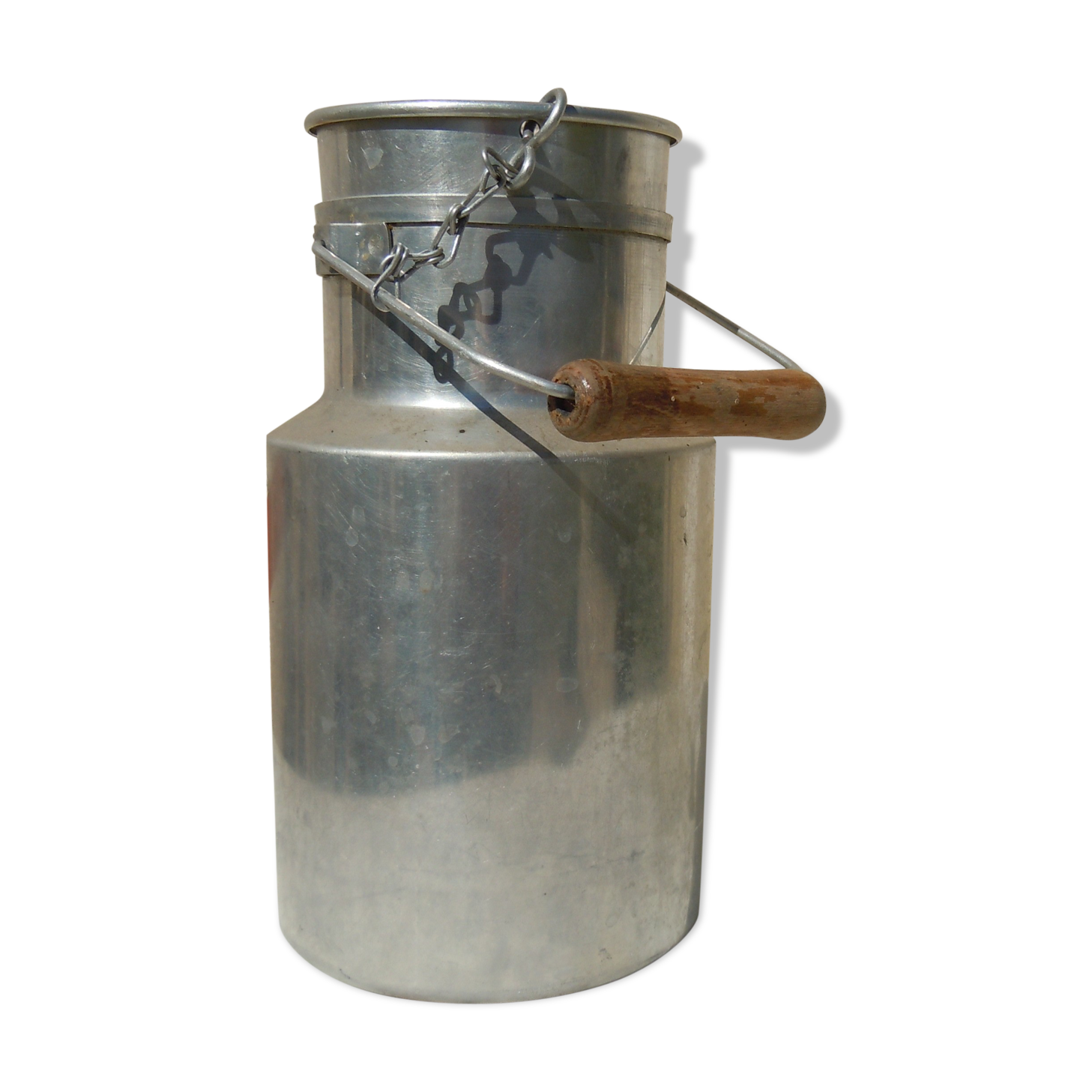 2 litre metal milk pot