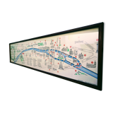 Poster framed "along the seine"