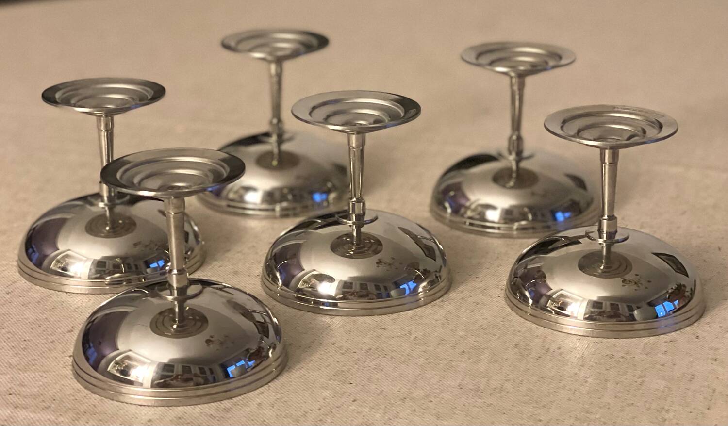 6 coupes en inox Letang Remy