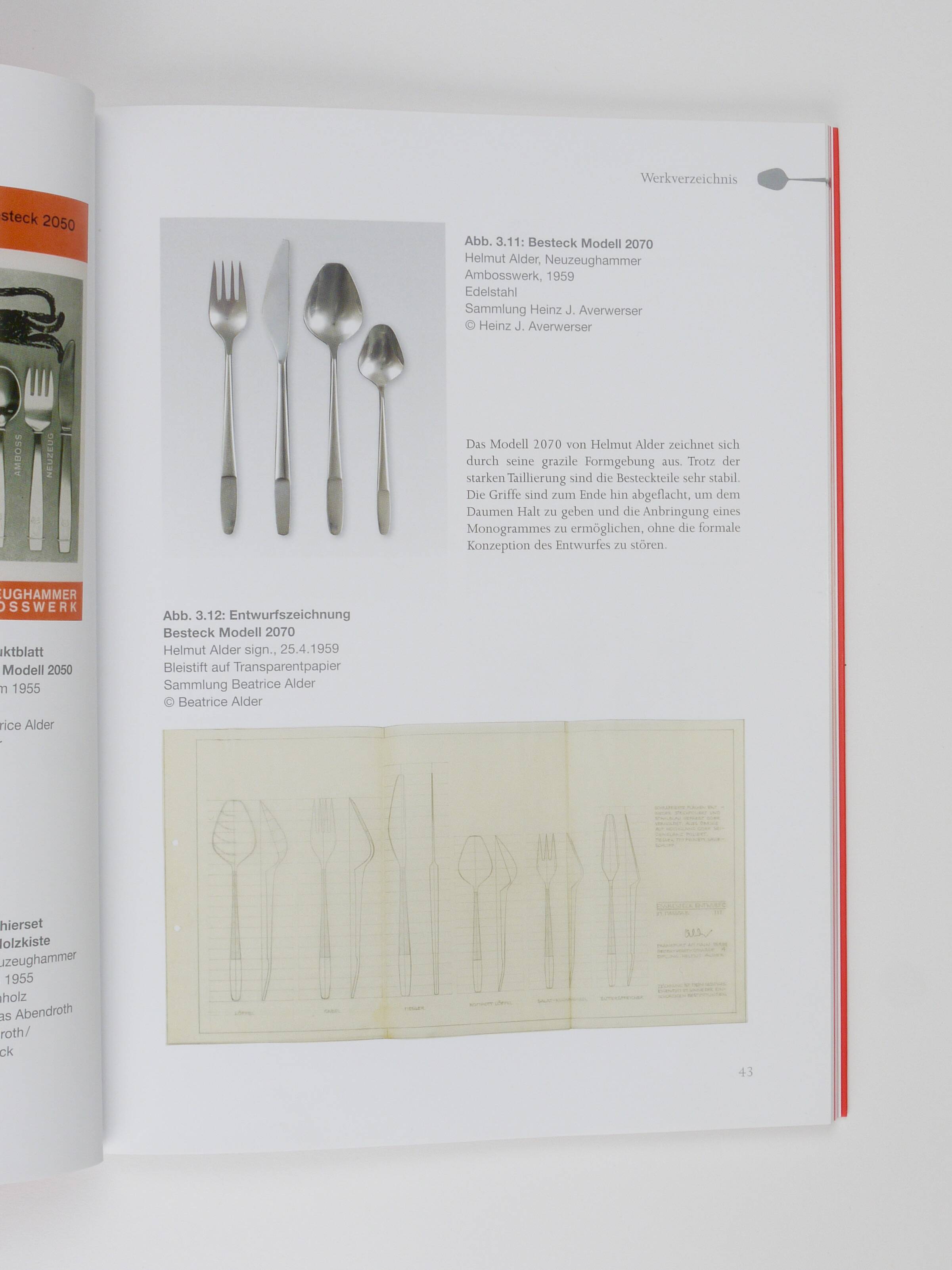 Helmut Alder Amboss Austria 2070 Flatware Cutlery for Six Persons, 1960s