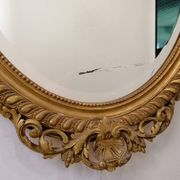 Louis XV style mirror in wood and gilded stucco, Napoleon III period