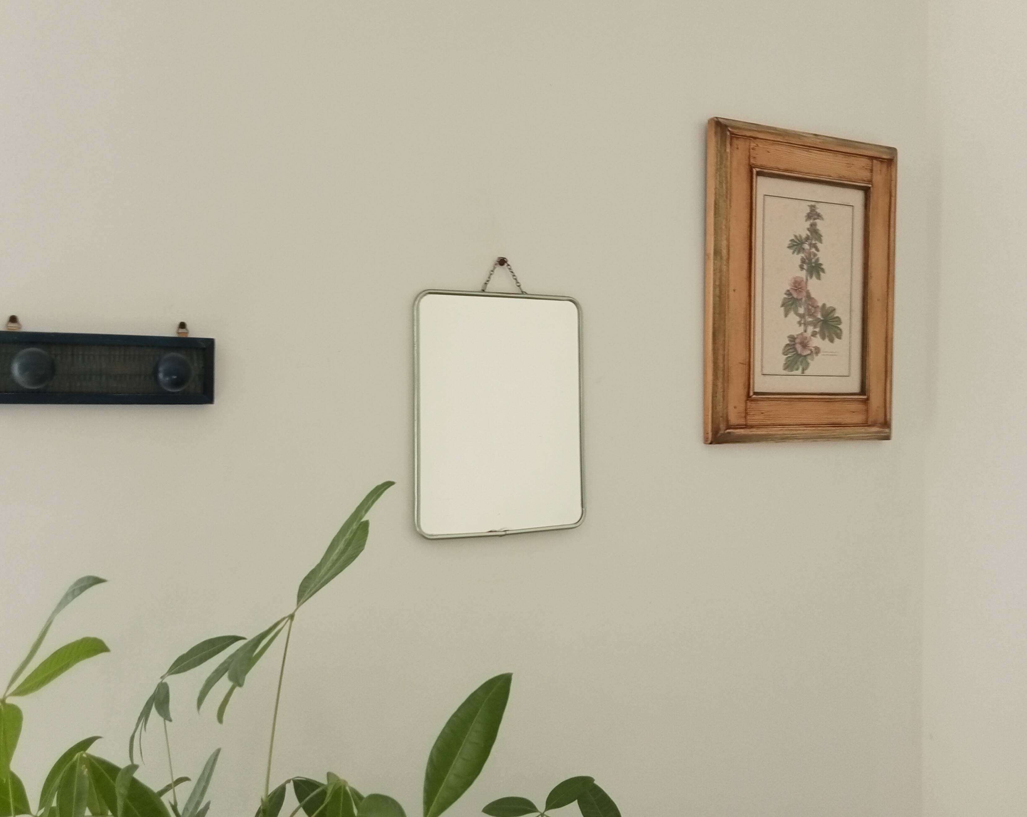 Vintage barber mirror from the 1950s