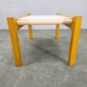 Mid Century Beech Plant Stands with Umakart Tops, 1970s Set