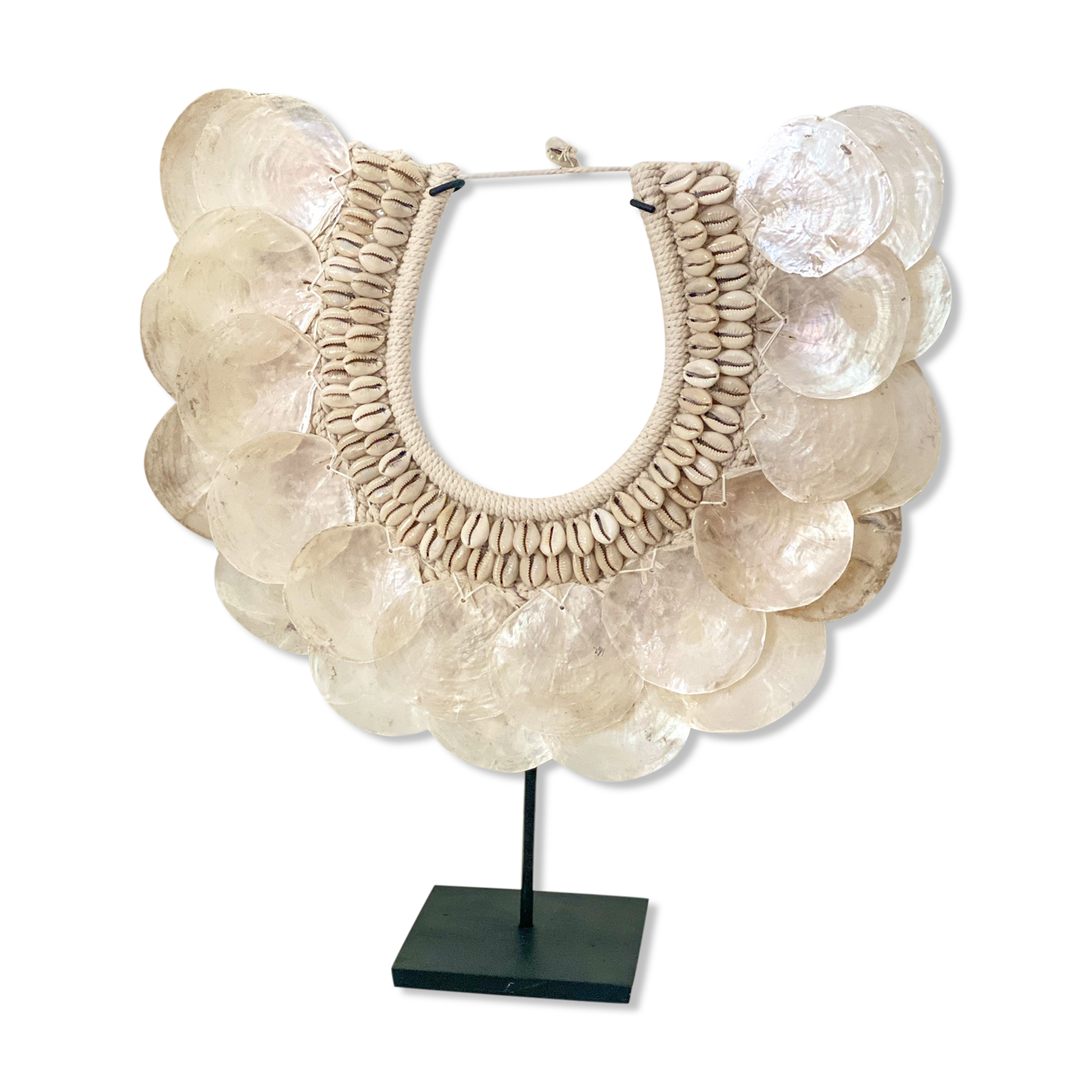 Collier papou de Papouasie en coquillages et nacre