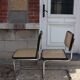 paire de chaises cesca marcel breuer made in italy