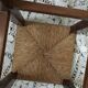 Sitting l bedded oak stool