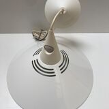 White metal pendant light