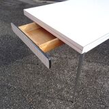 Vintage 60s white formica chrome kitchen table