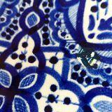 Large Moroccan dish or terracotta bowl, 42 cm diameter