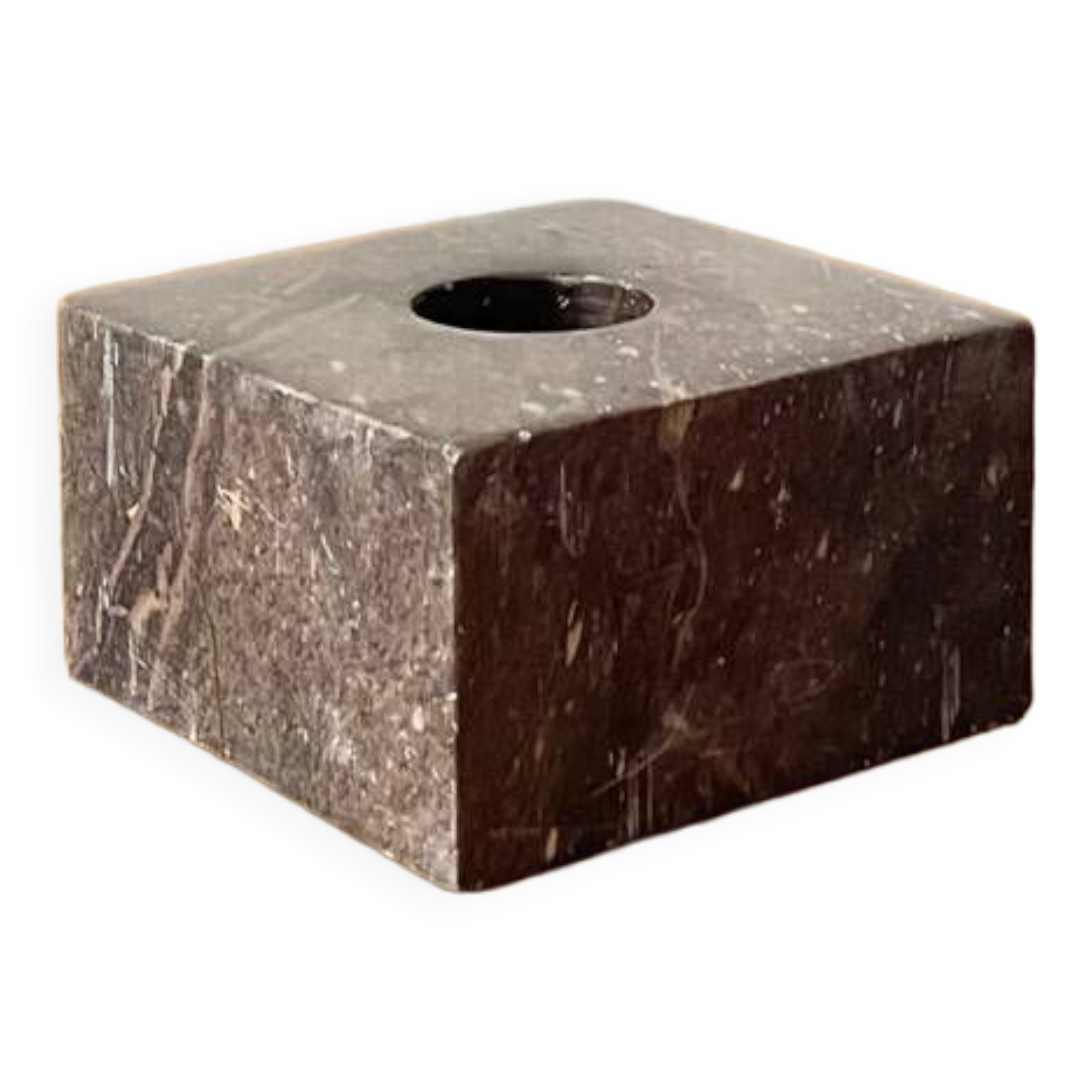 Marble candle holder