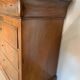 Commode coifeuse Louis Philippe en acajou et placage XIX siècle