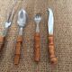 Bamboo cutlery set