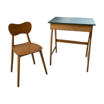 Desk and children's chair 60s