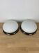 Pair of opaline and metal wall lights