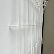 Minimalist German rope coat rack from the mid-century, 1960s.