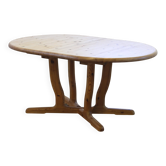 Rainer Daumiller Style Solid Extendable Pinewood Dining Table, 1980's Dyrlu