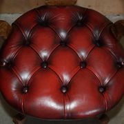 Victorian Chesterfield leather captain's chair