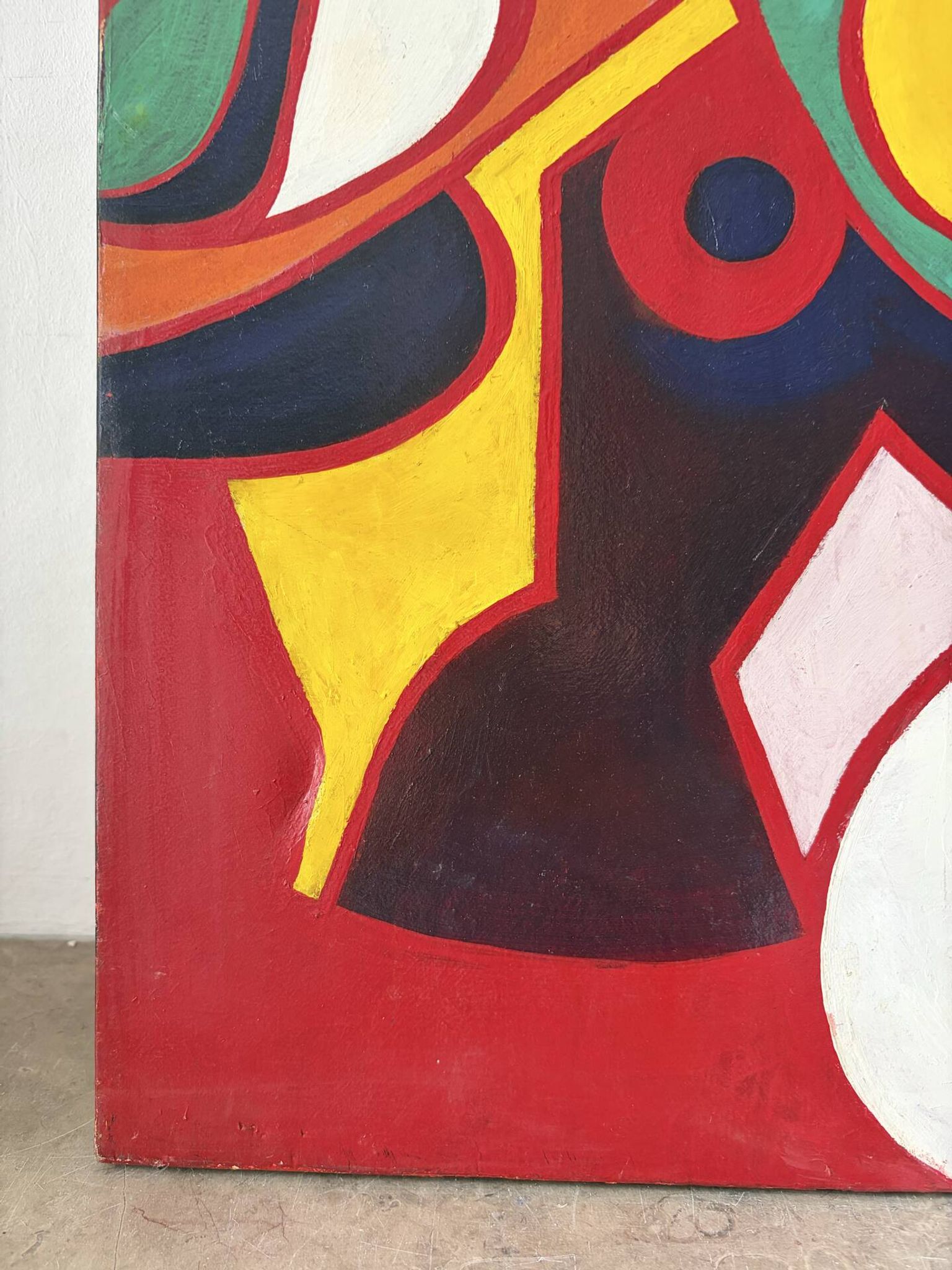 Modern abstract, oil on canvas.
