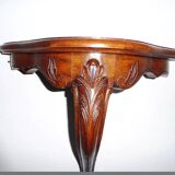 Small entrance console in solid oak.