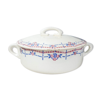 Saint Amand earthenware soup tureen