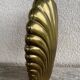 Vase "coquille" en métal par macr, fabriqué en italie, années 1960