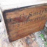 Smith-Corona wooden crate