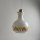 ANCIENNE GRANDE SUSPENSION OPALINE 1970 VINTAGE