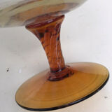 Vase dame jeanne forme verre cognac