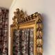 Large antique gilded carved wooden mirror – early 20th century