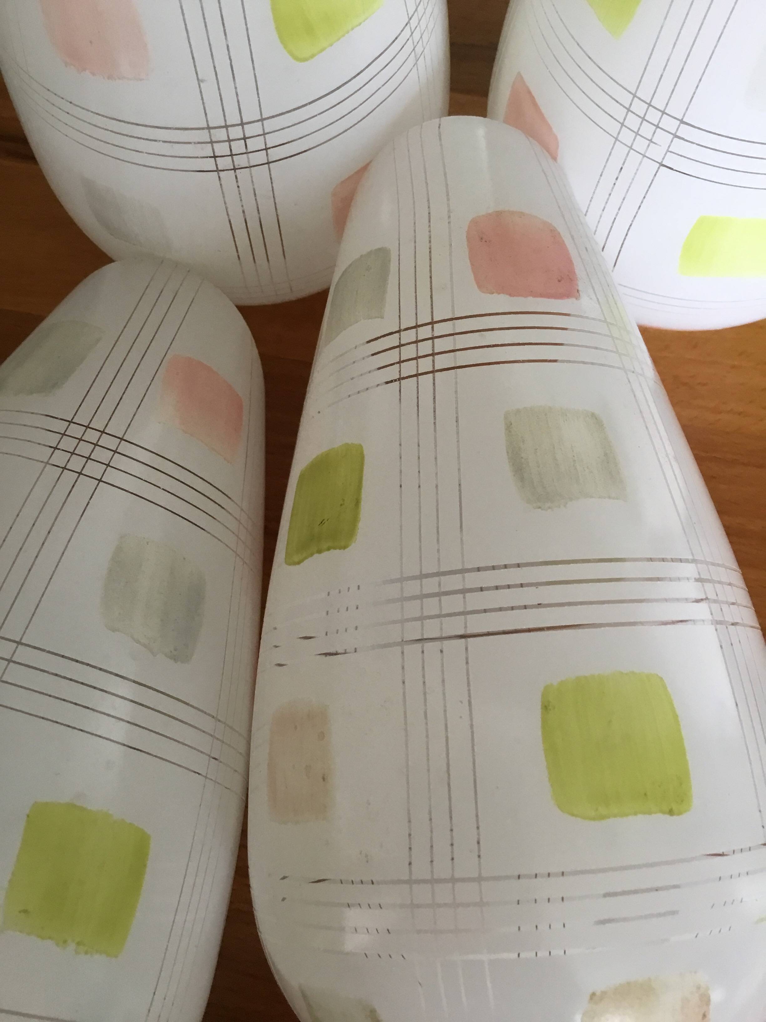 Tulip lampshades from the 60s/70s.