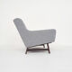 Set of two Dutch design lounge chairs with wenge feet