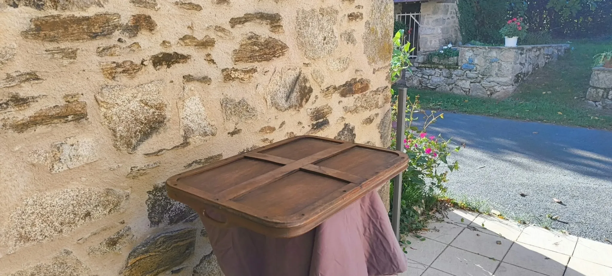 Large Art Deco wooden trays 1940 France