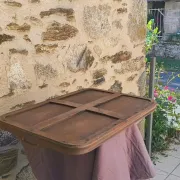 Large Art Deco wooden trays 1940 France