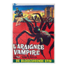 Affiche cinéma originale "L'Araignée Vampire" Film d'Horreur 35x50cm 1958