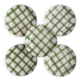 Set of 5 dessert plates Moulin des Loups, Tablecloth