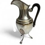 Set of three silver-plated tripod jugs, Empire, late 19th century