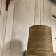 Rare teak and sisal wall lamp from the 1960s, attributed to Lotte Bostlund.